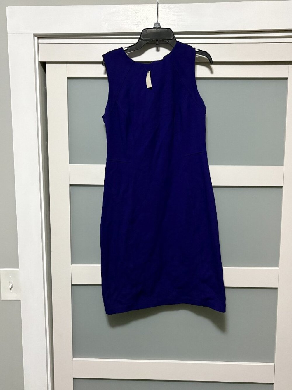 Talbots Ladies sz 6P 6 Petite Fitted A Line Dress Rayon Blend Deep Purple NWT